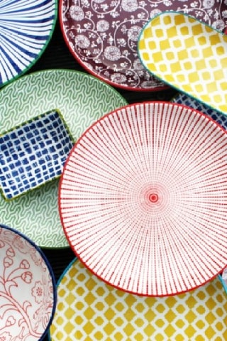 6 bols en porcelaine Sabae - 55 cl