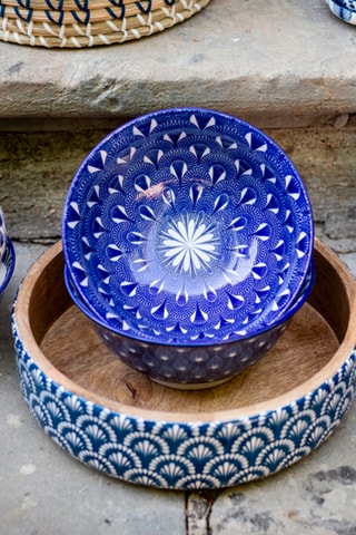 6 bols en porcelaine Azuli - 30 cl