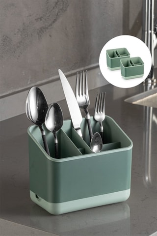 2 égouttoirs couverts - 16,5 x 10 x 14 cm