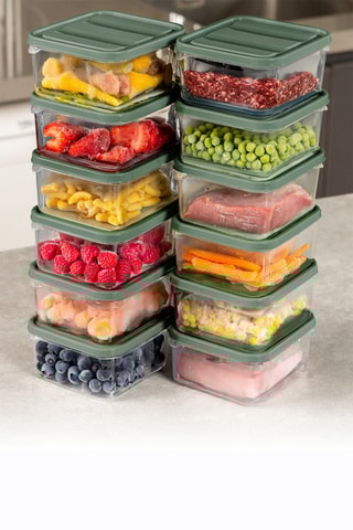 12 boîtes de rangement - 350 ml