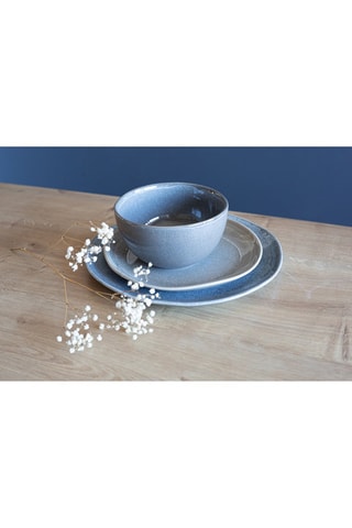 6 petites assiettes en porcelaine Zao - 20,5 cm