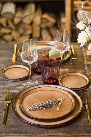 Assiette plate en porcelaine Quintana - 27,5 cm