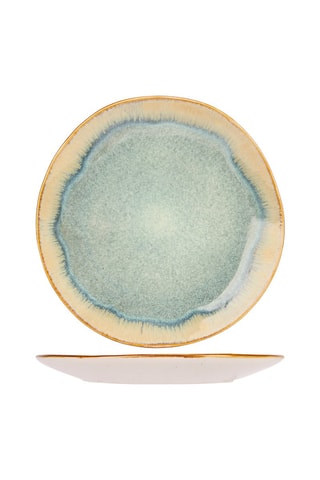 Assiette plate en grès Cobalt - 28 cm