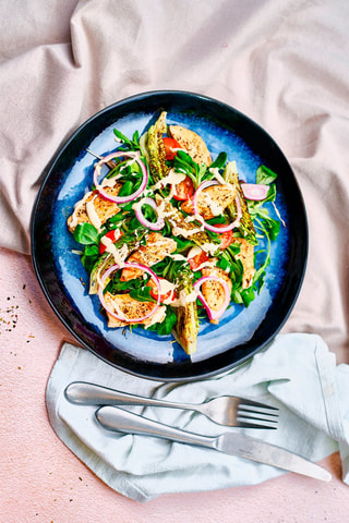 Assiette plate en grès Sapphire - 27 cm