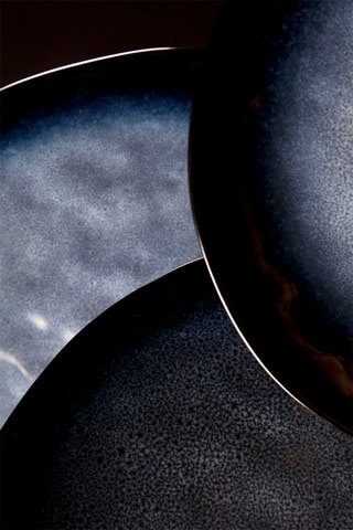 Assiette plate en grès Sapphire - 27 cm