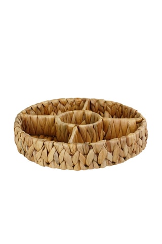 Plateau à apéritif en fibres végétales Mandala - 30 cm