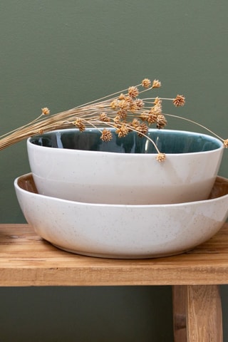 Saladier en porcelaine émaillée Coralia - 29,7 cm