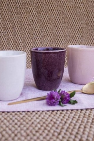 6 tasses en céramique Terra - 20 cl