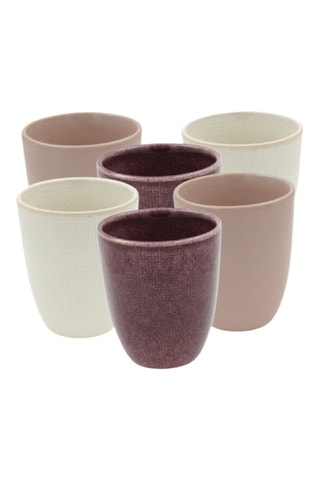 6 tasses en céramique Terra - 20 cl