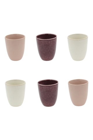 6 tasses en céramique Terra - 20 cl