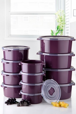 12 boîtes de conservation - 0,5/1/2 l 