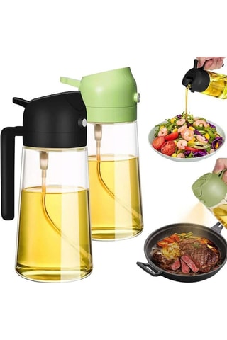 2 distributeurs d'huile - 2 x 500 ml