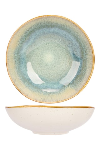 Coupe en grès Cobalt - 24,5 cm