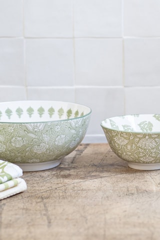 6 assiettes creuses en porcelaine Soliman - 130 cl