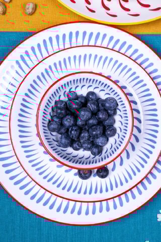 Service en porcelaine Kyoto - 18 pièces