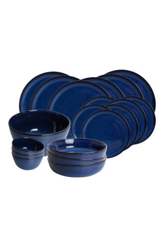 Service en céramique Blue moon - 25 pièces