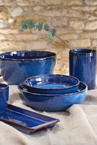 Service en céramique Blue moon - 25 pièces