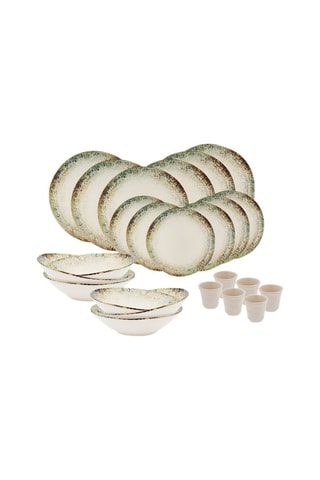 Service en céramique Jade - 24 pièces
