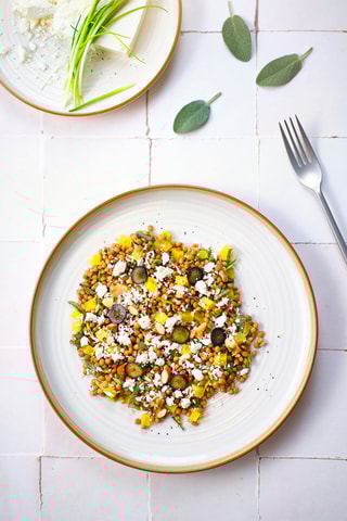 Service en grès Baltic Vanilla - 18 pièces