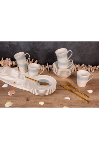 Service en porcelaine Brindisi Sea - 18 pièces