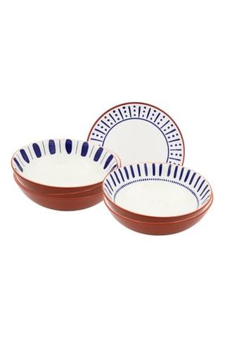 Service en porcelaine Santorin - 30 pièces