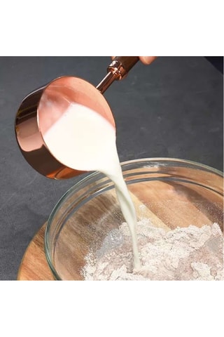 4 cuillères doseuses en acier inoxydable - 60 à 250 ml