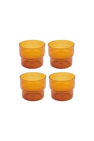 4 verres Ambre - 28 cl