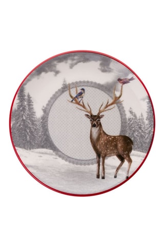 6 assiettes à dessert en céramique