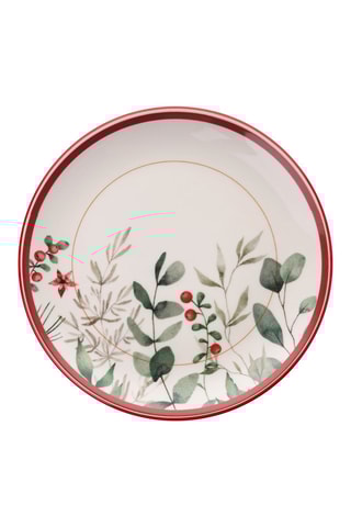 6 assiettes plates en céramique Ylbser - 25,5 cm