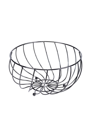 Panier à fruits en acier inoxydable - 29 x 14,5 x 28,8 cm