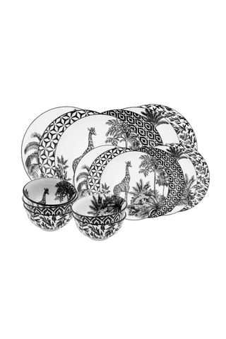 Service en porcelaine Savana - 18 pièces