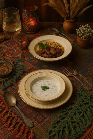 Service en porcelaine - 24 pièces