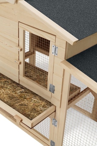 Poulailler Casita en bois avec pondoir intégré - 2 poules