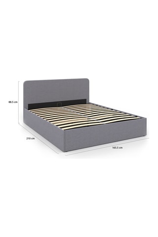 Lit coffre avec sommier Louise - Couchage 160 x 200 cm