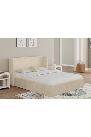 Lit-coffre avec sommier Lucia - Couchage 140 x 190 cm