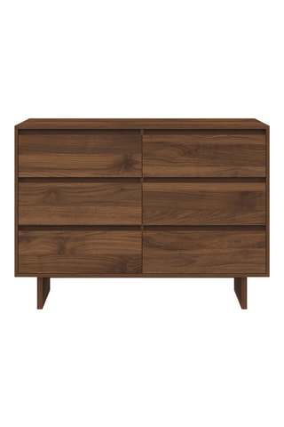 Commode 6 tiroirs  Yumi - 108 x 40 x 80 cm