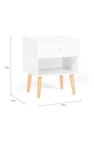 Tables de chevets Emmie 1 tiroir - lot de 2