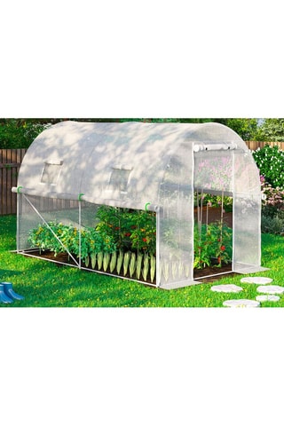 Serre tunnel de jardin - 6 m² - Toutes saisons