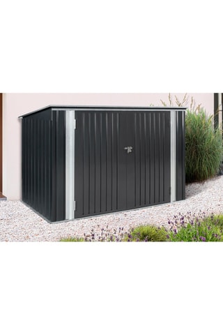 Abri de jardin en métal multi rangements