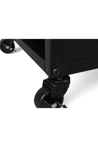 Range bûches vertical 120cm avec roulettes 