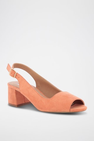 Sandales à talons - Saumon