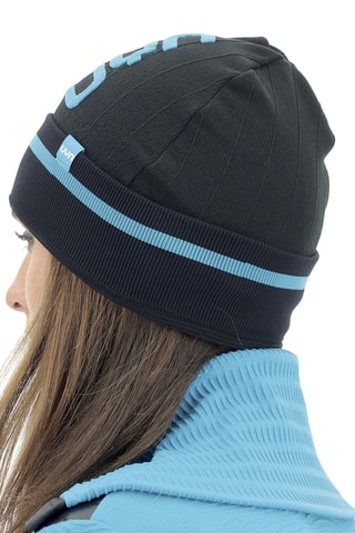 Gorro - Preto e turquesa