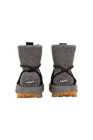 Sapatilhas subidas - Cinzento-escuro mesclado e preto