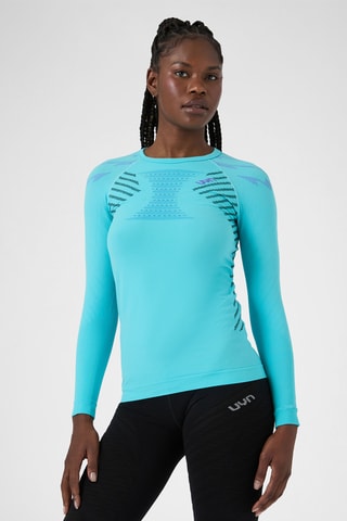 T-shirt de running - Azul-celeste