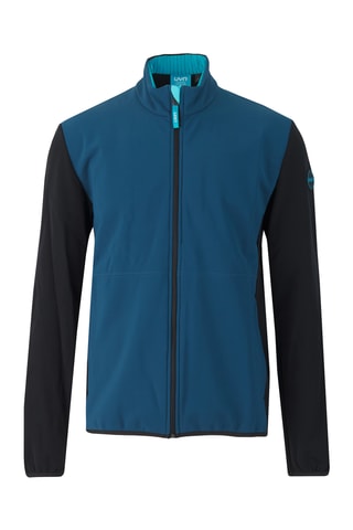 Casaco Softshell - Azul-petróleo e preto