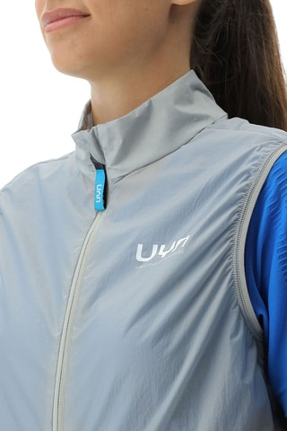 Corta-vento sem mangas - Cinzento