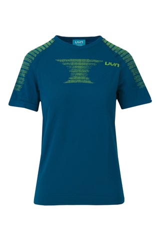 T-shirt de ciclismo - Azul-petróleo