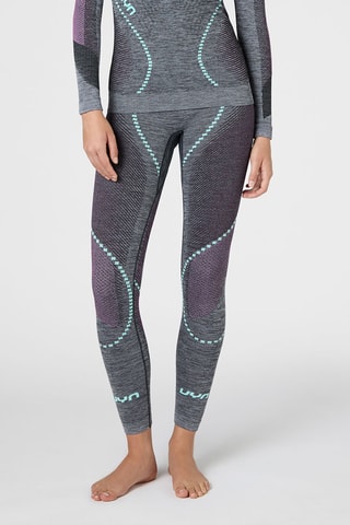 T-shirt - Cinzento mesclado e verde-água