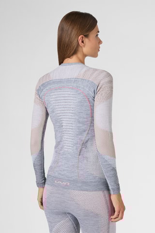 T-shirt - Cinzento-claro e rosa