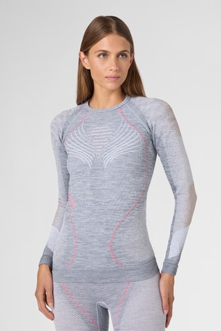 T-shirt - Cinzento-claro e rosa